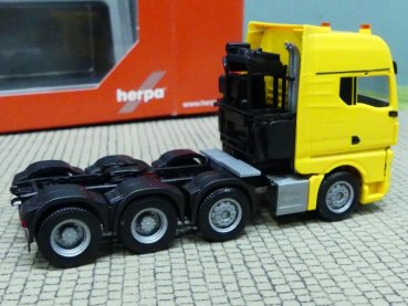 1/87 Herpa MAN TGX GX Schwerlastzugmaschine gelb 313537