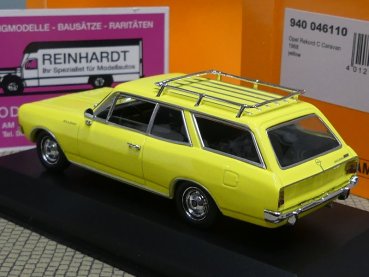 1/43 Maxichamps Opel Rekord C Caravan 1968 gelb 940 046110