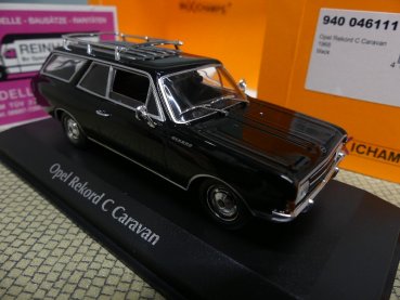 1/43 Maxichamps Opel Rekord C Caravan 1968 schwarz 940 046111