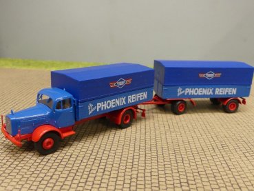 1/87 Brekina MB 4500 Phoenix Reifen blau 4405