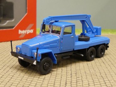 1/87 Herpa IFA G5 Kranfahrzeug blau 308106