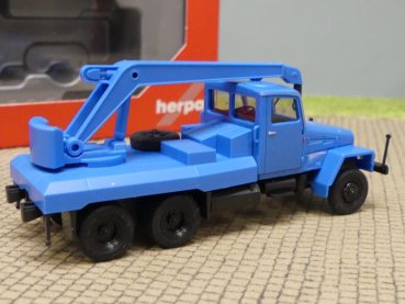 1/87 Herpa IFA G5 Kranfahrzeug blau 308106