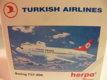 1/500 Herpa Boeing 737-400 Turkish Airlines 501224