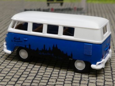 1/87 Brekina # 1580 VW T1 b Bullis auf Romantik-Tour Rothenburg Sondermodell