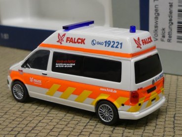 1/87 Rietze VW T6 Falck Rettungsdienst Hamburg 53780