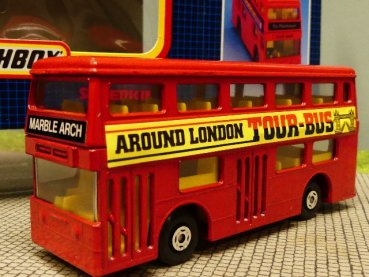 Matchbox Doppeldecker Around London Tour-Bus rot