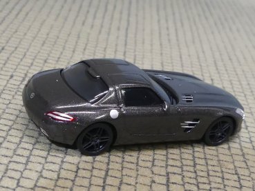 1/87 Herpa MB SLS AMG Monza grau metallic 430784-002