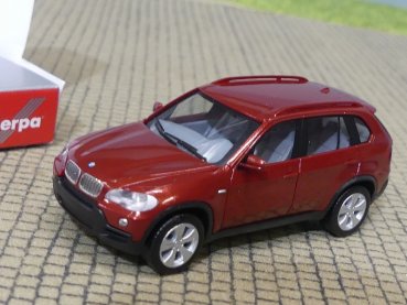 1/87 Herpa BMW X5 vermillion rot metallic 033695-006