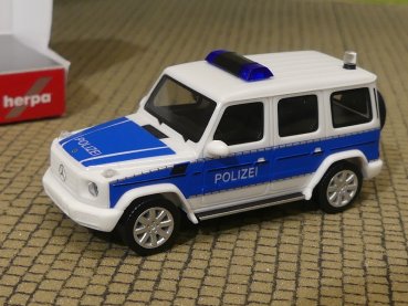 1/87 Herpa MB G-Klasse Polizei Brandenburg Land 097222