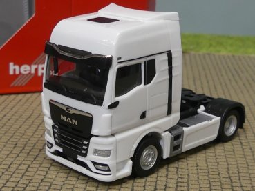 1/87 Herpa MAN TGX GX Zugmaschine mit Spiegelkameras weiß 315876