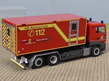 1/87 Herpa MAN TGS Wechsellader-LKW Feuerwehr Frechen 097260