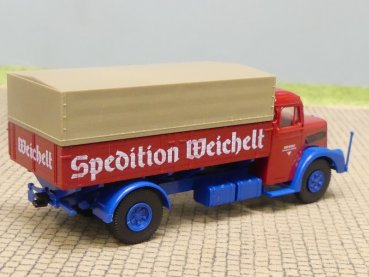 1/87 Brekina MAN F8 Spedition Weichelt Plane