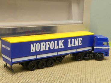 1/87 Herpa DAF 3300 Norfolk Line Planen-Sattelzug