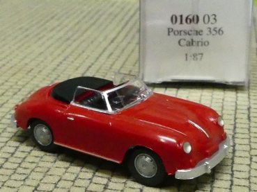 1/87 Wiking Porsche 356 Cabrio signalrot 0160 03