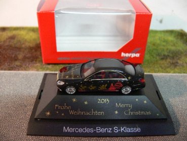 1/87 Herpa MB S-KLasse Herpa Weichnachts-PKW 2013  101905