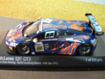 1/43 Minichamps McLaren 12C GT3 24h Spa 2013 Barff-Goodwin-Senna #88 437 131388