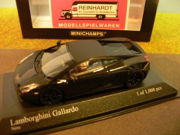 1/43 Minichamps Lamborghini Gallardo 2006 schwarz 400103504