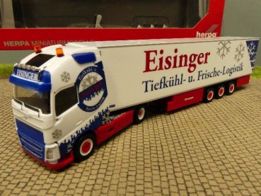 1/87 Herpa Volvo FH Gl. Eisinger Kühltransporte Kühlkoffer SZ 313025