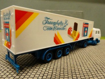 1/87 Herpa MB NG WARNCKE EIS Koffer Sattelzug