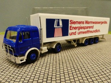 1/87 Herpa MB NG Siemens Warmwassergeräte Koffer Sattelzug