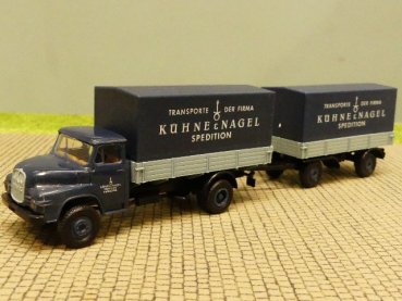 1/87 Brekina MAN 520 Kühne & Nagel Planen Hängerzug