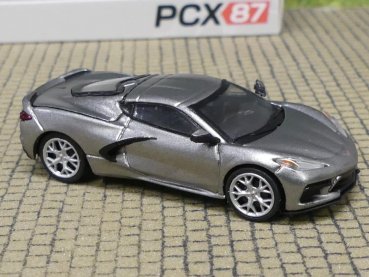 1/87 PCX Chevrolet Corvette (C8) Stingray grau metallic 870674