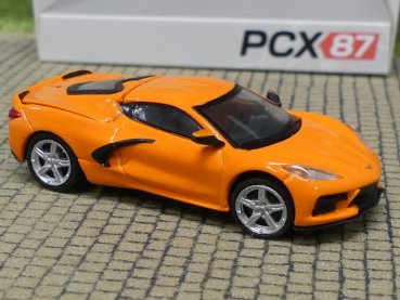 1/87 PCX Chevrolet Corvette (C8) Stingray orange 870675