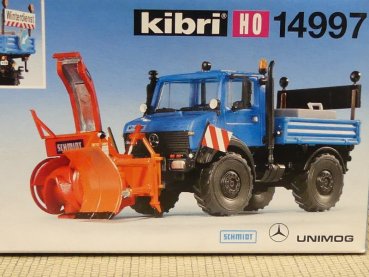 1/87 Kibri Unimog mit Schneefräse 14997