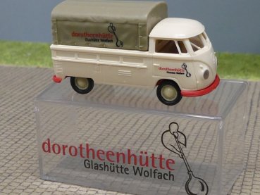 1/87 Brekina # 2041 VW T1 b Glashütte Wolfach Dorotheenhütte Plane Sondermodell