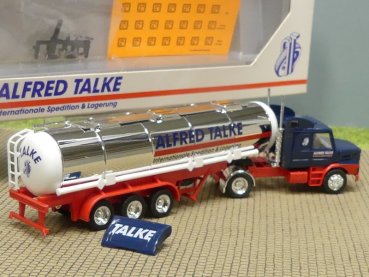 1/87 Herpa Scania Hauber ALFRED TALKE chrom Tank-Sattelzug