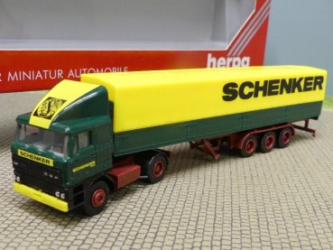 1/87 Herpa DAF 3300 Schenker Österreich Planen-Sattelzug