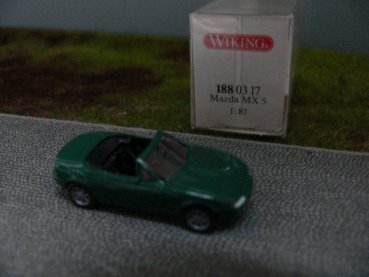 1/87 Wiking Mazda MX 5 Cabriolet grün 188 03