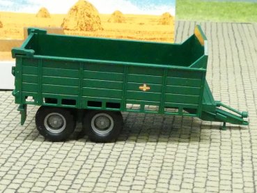 1/87 Busch Fortschritt T088 Anhänger mit Klappe grün  53801