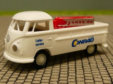 1/87 Brekina # 1901 VW T1 b Conrad Lieferservice Pritsche mit Beladung