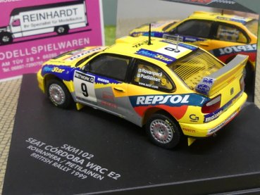 1/43 Vitesse Seat Cordoba WRC E2 #9 British Rally 1999 SKM102