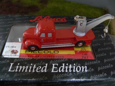 Schuco Piccolo 150 Jahre Berliner Feuerwehr Kranwagen 01302 s.Beschr.