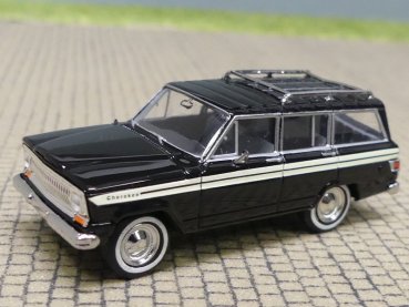 1/87 Brekina Jeep Wagoneer B Cherokee schwarz 19867