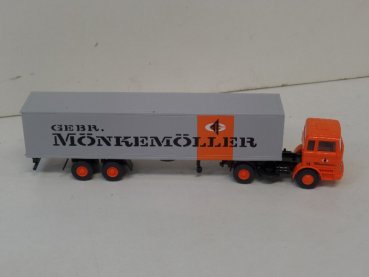 1/87 Wiking MB 1620 Mönkemöller Koffer-Sattelzug 0542 01