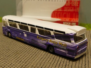 1/87 Busch Fishbowl Calgary Amerikanischer Bus 44535