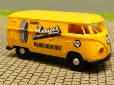 1/87 Brekina # 0345 VW T1 b Gummi Mayer Kundendienst Kasten