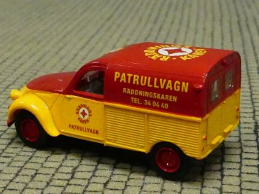 1/87 Brekina Citroen 2 CV Patrullvagn Schweden 14184