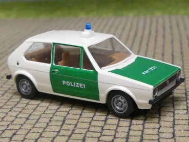 1/87 Brekina VW Golf I Polizei weiss/grün 25506