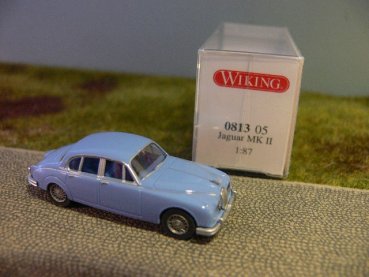 1/87 Wiking Jaguar MK II hellblau 0813 05