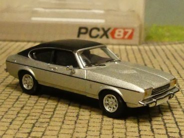 1/87 PCX Ford Capri MK II silber/matt-schwarz 870068