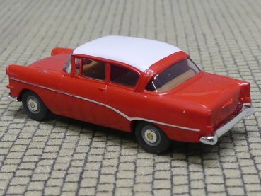 1/87 Brekina Opel Rekord P1 rot, Dach weiß