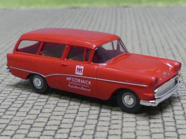 1/87 Brekina Opel Rekord P1 Caravan Mc Cormick Kundendienst