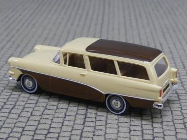 1/87 Brekina Opel Rekord P1 Caravan beige/braun 20025