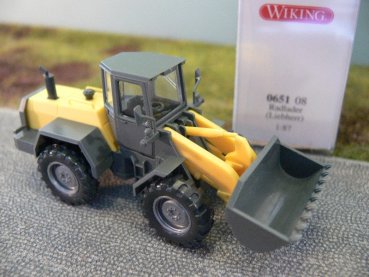 1/87 Wiking Liebherr Radlader hellgelb 0651 08