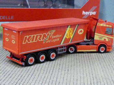 1/87 Herpa Scania CS 20 HD Stöffelliner-Sattelzug Hans Kirn Transporte 314732