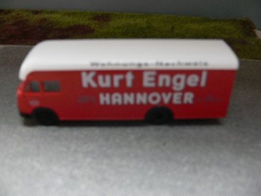 1/87 Brekina MB LP322 Ackermann Kurt Engel Hannover Möbelwagen 57218